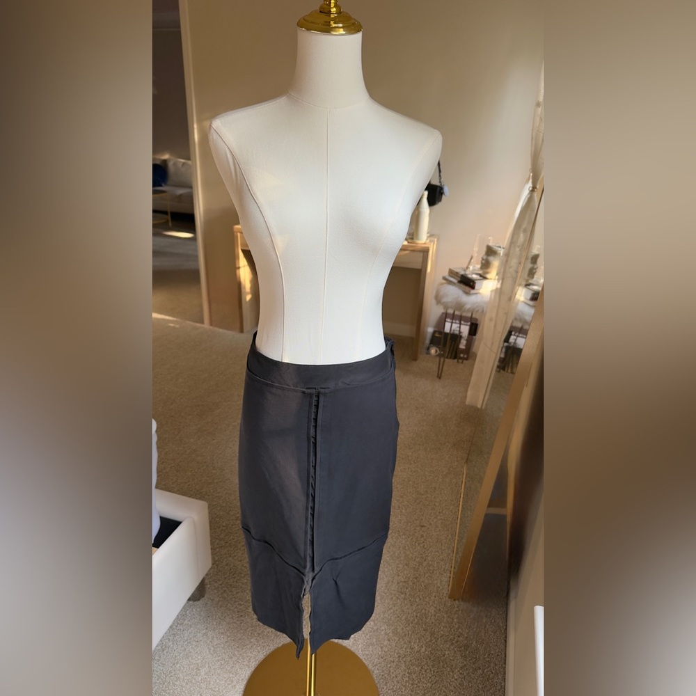 Yves Saint Laurent Black Pencil Skirt